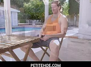 Hey, Michael Swayze steps on his stepsister's toys and tells her she's too old to play, showing her his dick instead