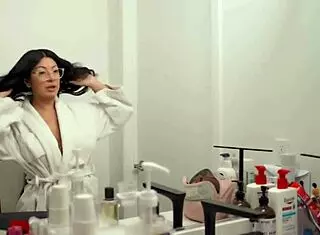 Sad guy finds comfort in wet pussy action from busty latina Cami Strella. She rides him cowgirl style with deepthroat blowjob and ass shaking.