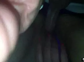 she bent over for a quick doggystyle session. her wet pussy dripped with creampie cum.