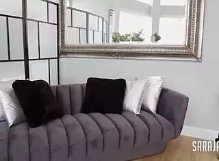 Blonde curvy milf Carmella Clutch dives into a steamy interracial 3some with double blowjob action and rough riding