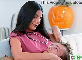 Halloween makes big ass latina stepsister being a total brat?