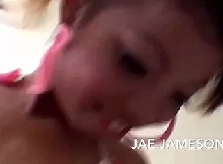 Sexy college asian jae takes husbands cock upclose in pov!