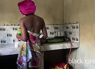 I Fuck My House Help In The Kitchen While She Cooks Because My Wife Is Not Around