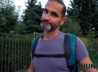 hunt4k tourist lets homeowner fuck his gf for cash in blindfolded missionary