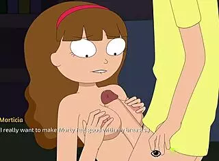 Rick and Morty回家乳交Morticia