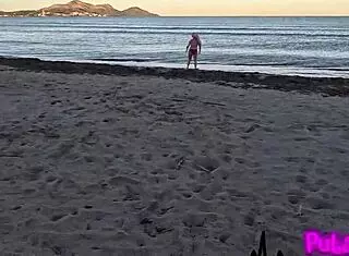 Whoa, this beautiful guera on the nudist beach takes a ride leading to intense oral in the car and wild anal at home