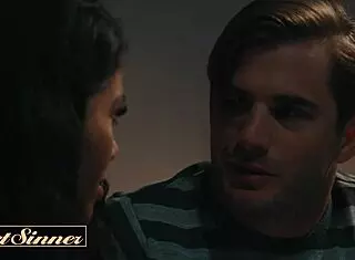 Smoking Hot Babe Folded Like Pretzel by Nathan Bronson with Cum on Ass