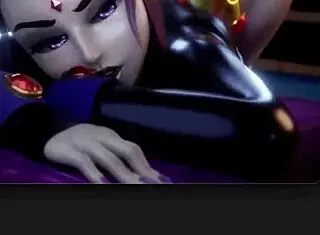 Thicc Fat Ass Widowmaker Twerks In Halloween Outfit While Mercy Fucks Raven Cock In Teasing Compilation With Big Natural Tits