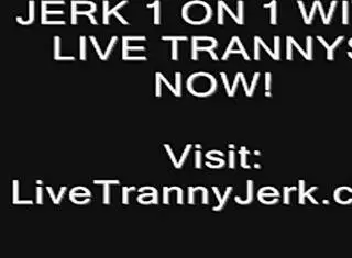 oh wow, check out this shemale cumming all over her legs and feet... so hot! 💦👠