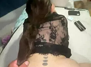 Oh man, I-I can't believe this pawg latina milf is bouncing her big butt on my husband's huge cock like that.