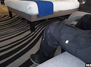 Young french blonde returns for even more intense rough fucking with monster cocks in interracial homemade session.