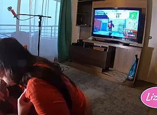 Oh wow she sucks him off while he wins at Fortnite game