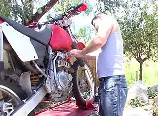 Watching Porn Excites Blonde Babe but Riding Big Hard Dick Pleases More