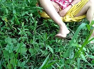 Friend's Aunt Gets Fucked Publicly Under Open Sky At Farmhouse