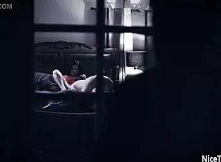 Horny lesbians Krissy Lynn share guy's big cock after kissing