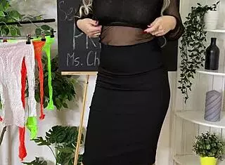 Oh man I love showing off these sexy fishnet dresses for sexual wellness... ya know?