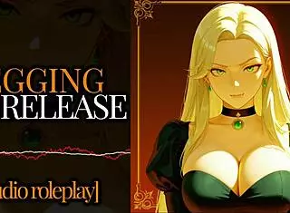 How does this f4m erotic audio make you submit to ember obedience with femdom strapon?