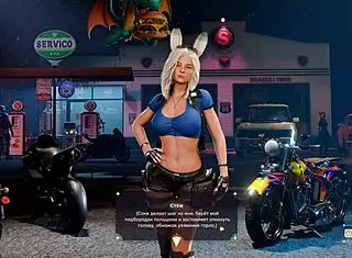 i grabbed that baristas dick and started dominating him with blowjob and gangbang action