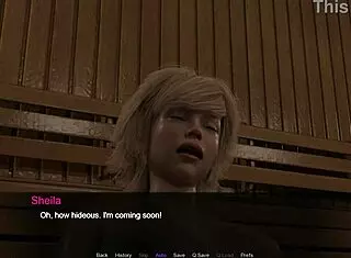 casual story of friends gathering for fun games in the steamy sauna setting