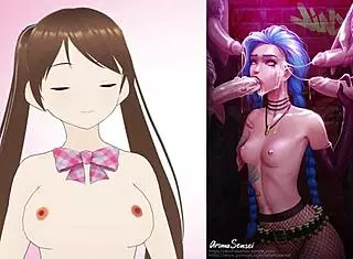 Challenge Avoiding Cum to Hentai League of Legends Rule 34 with Lewd Vtuber