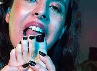 I Feel So Connected When You Lick My Honey Feet In This Sexy Group With Brunettes And Redheads.