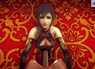 hey, check out this kung fu girl warrior in a wild sex battle - 3d hentai action