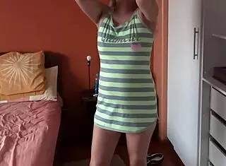 Oh man my wife she got this huge cumshot after touchin herself then begged for anal yknow