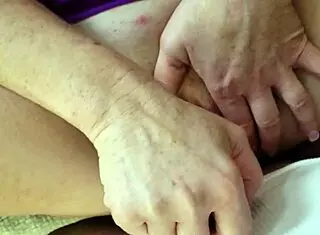 Start drilling her wet shaved pussy then switch to intense anal with blonde MILF in lingerie for quickie orgasm!