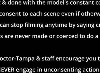 嘿看Dr. Tampa给Kalani Luana做坦帕大学入学体检幕后超刺激