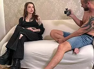 Backstage Casting Interview with Brunette Babe Eden Ivy Includes Deepthroat Blowjob, Rimjob, Ass Licking, and Ball Licking Action