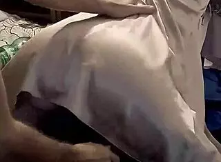 French Amateur in Black Satin Panties Corset Jacket Rubs for Doggystyle Deepthroat Rimming Toys Close Up