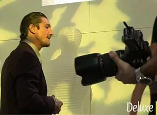 Horny Brunette Chick Gets Her Shaved Pussy Smashed Hard In Garage With Blowjob And Fingering Action