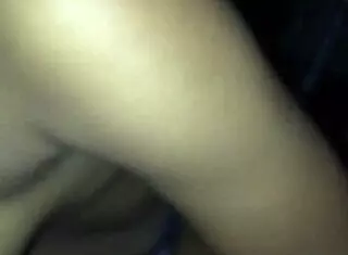 Teen girl gives a quick blowjob on that hard cock in casual sucking scene.