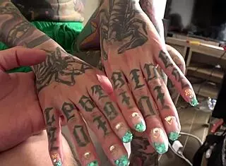 I dream of running a women's massage parlor, so when tattooed Rin strips naked, I get aroused sucking her nipples and neck, then we share a deep kiss mixing tongues, and she lovingly licks my erect cock