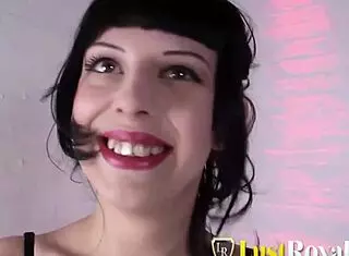 Sarina Appears As The Dark-Haired Girl In Stockings