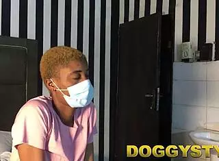 Enjoying long dick cumming inside pussy