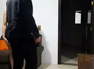 I watched as the cuckold showered while his wife cheated with brother on couch ripping clothes bending over doggystyle