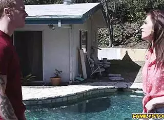 emma stone gags deeply on richies monster cock