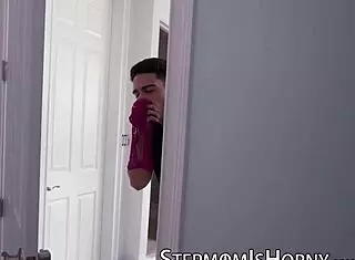 Milf Gia Grace Punishes Stepson by Sucking Huge Monster Cock