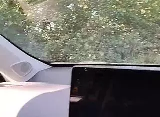 pulled over for a quick naughty rub in public layby... oh man, i couldnt hold back