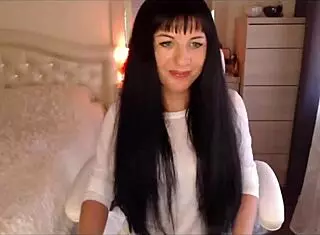 brunette tamarra roman strips hot pants showing small tits perky nipples and clit