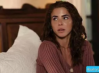 hey sexy big tit step sister, why are you seducing your muscular brother for his hard cock? - lumi ray, nathan bronson