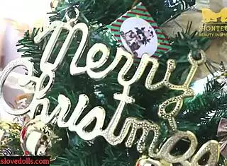 Venus Christmas Beauty Sex Doll with Fake Tits and Silicone Body