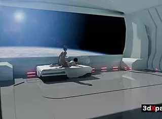 Cosmic Slut Takes Big Cock Anal And Raw Doggystyle Fuck On Orbital Station In 3D Cartoon