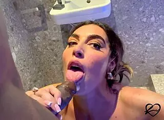 Jason Luv Delivers Intense Throatfuck and Tight Pussy Ride to Curvy Brunette Milf