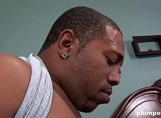 Whoa, this big moaning babe is getting pounded so hard by that massive black cock! 😱🍆