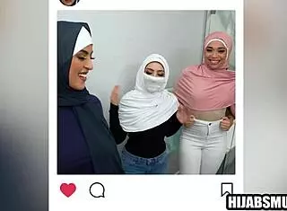 hot muslim girls get fucked in hardcore group session losing virginity in first time 4some