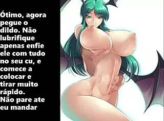 Halloween Hentai Femdom JOI with Bondage Humiliation