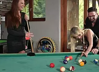 Bi bffs Olivia Del Rio and Gatita Veve share strap-on... then thrill in threesome with blowjob, anal, double penetration.