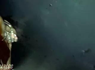 hey, me and my redhead friend sucked so good at the swingers glory hole while cuck filmed